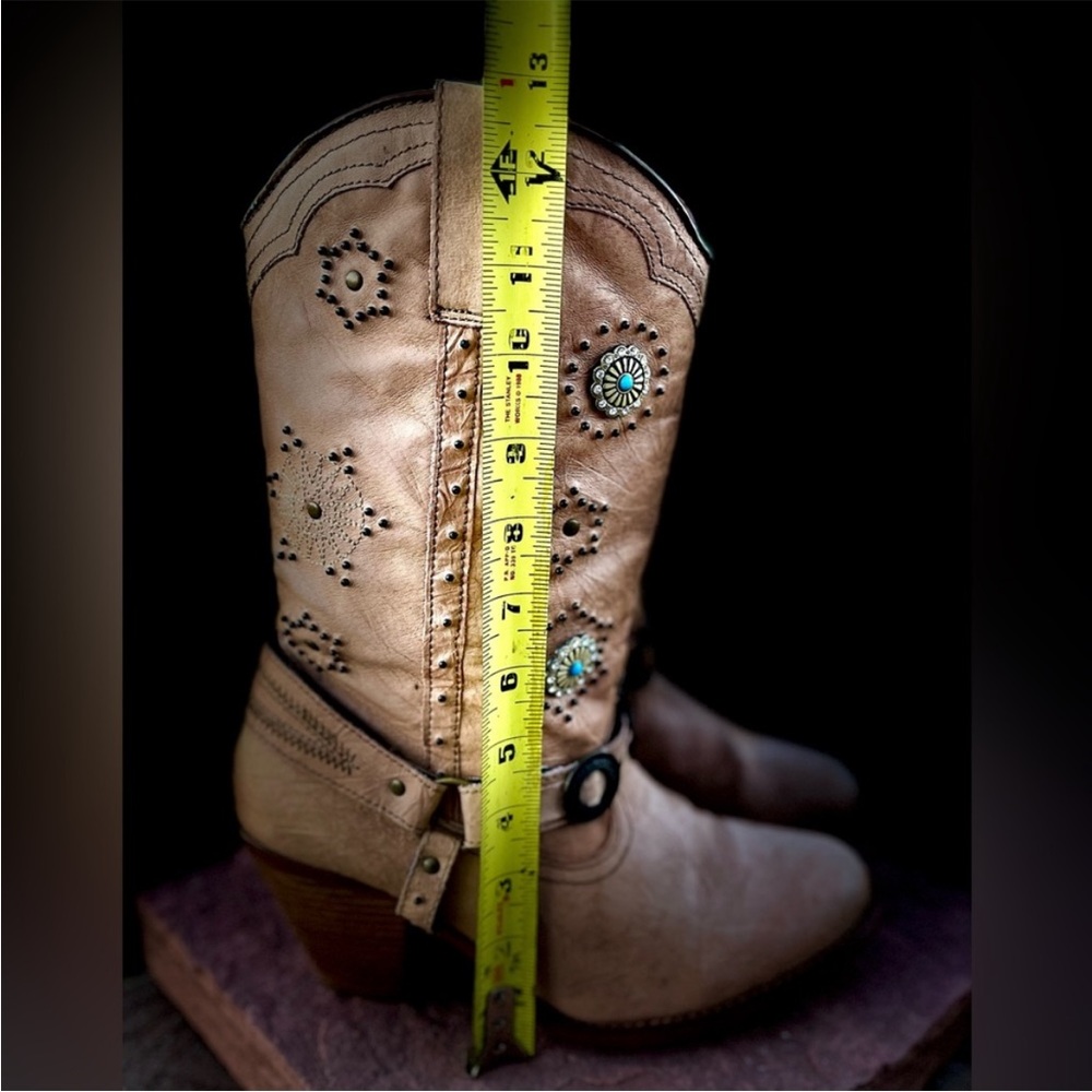 DINGO Addie Heeled Cowboy Western Boots Women’s size 9.5 D1566 Turquoise… - Picture 2 of 14